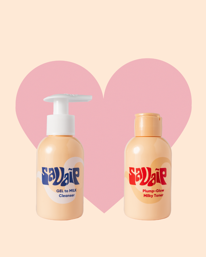 Soothing First Date: Gel-To-Milk Cleanser & Plump-Glow Milky Toner
