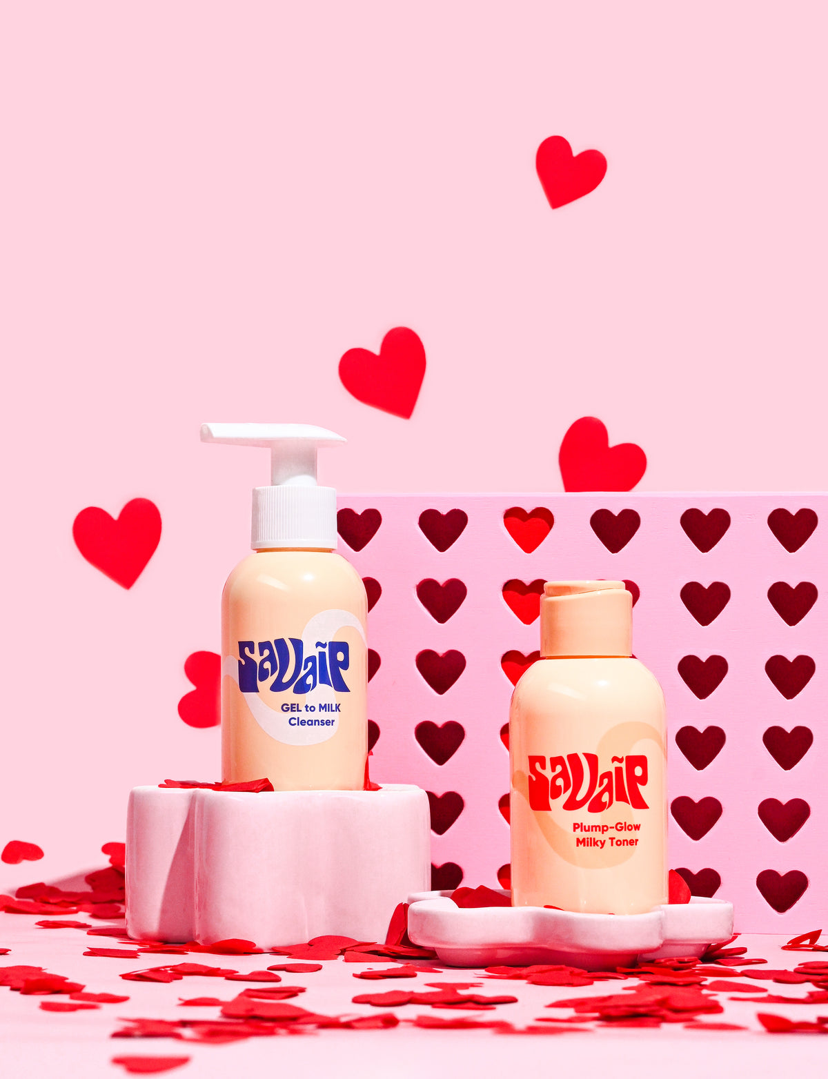 Soothing First Date: Gel-To-Milk Cleanser & Plump-Glow Milky Toner